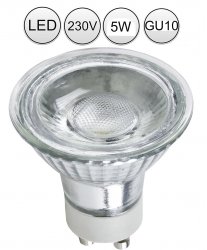 LED GU10 5W Spot Strahler daylight 4000K 45 450lm 230V