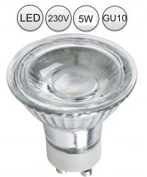 LED GU10 5W Spot Strahler kaltwei 6000K 45 470lm 230V
