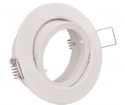 LED Einbaustrahler dimmbar 230V flach 5W wei matt rund schwenkbar Bajonett