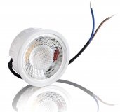 IP44 LED Einbaustrahler eckig dimmbar flach chrom glnzend 230V 5W Modul