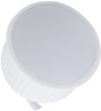 LED Einbaustrahler flach 55mm Bohr Lochma 230V Wei Rund Einbauleuchte 3W warmwei 90