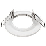 LED Einbaustrahler flach 55mm Bohr Lochma 230V Wei Rund Einbauleuchte 3W warmwei 90