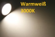 LED Einbaustrahler flach 55mm Lochma 230V 5W Einbauleuchte rund wei